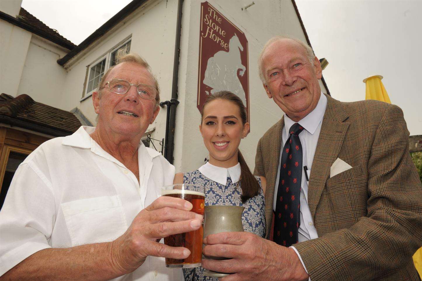 Wally Savage, Megan Franklin and John Cole.