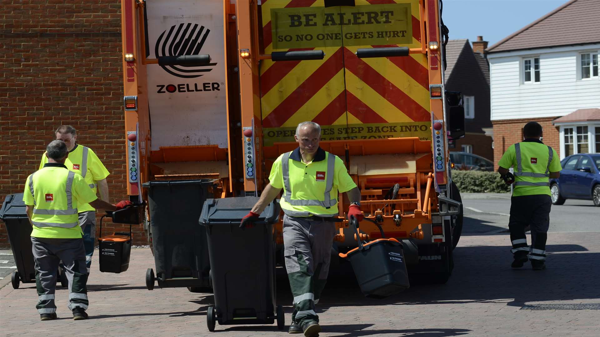 Bin collection is a district council role