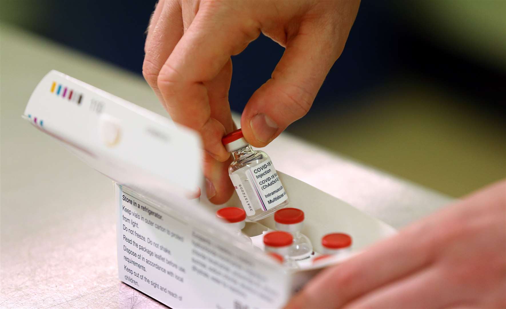 The newly approved vaccine will be rolled out from Monday (Gareth Fuller/PA)