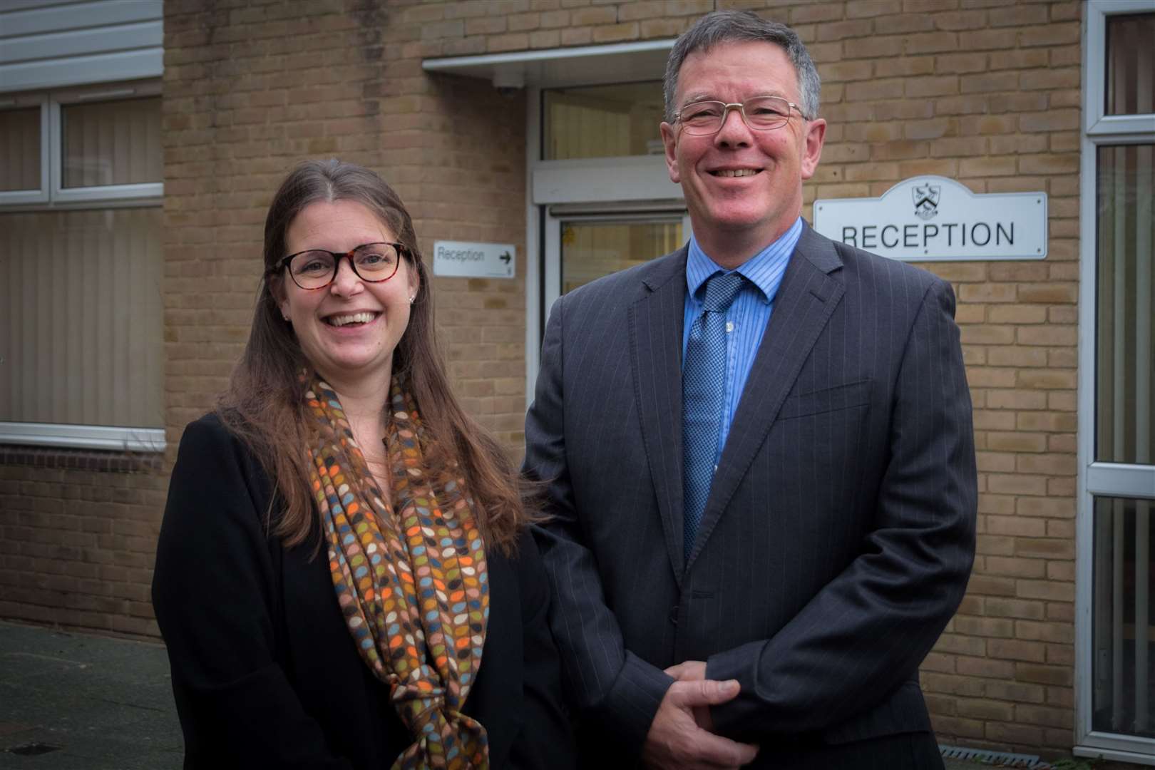 Fulston Manor's head of school Susie Burden and executive head Alan Brookes