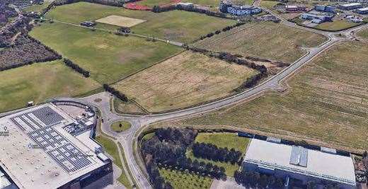 A sprawling new complex including a care home, assisted living, nursery and GP has been approved for New Haine Road, at Westwood Cross. Picture: Quinn Estates