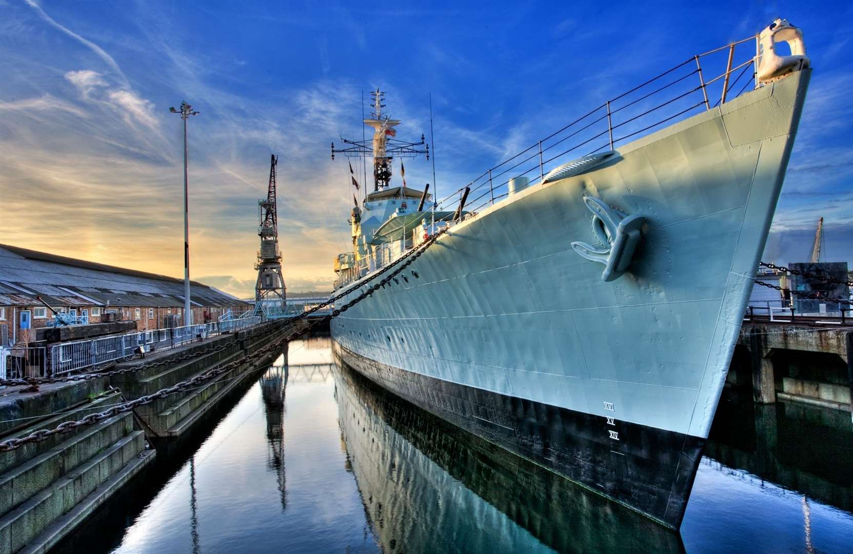 HMS Cavalier at Chatham Historic Dockyard will be closed to the public amid the coronavirus outbreak. Picture: CHDT