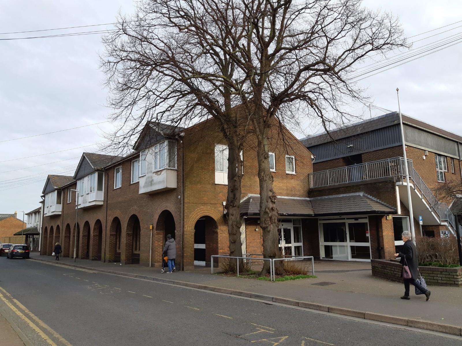 The flats at the former Co-op have been vacated to make way for the new supermarket building