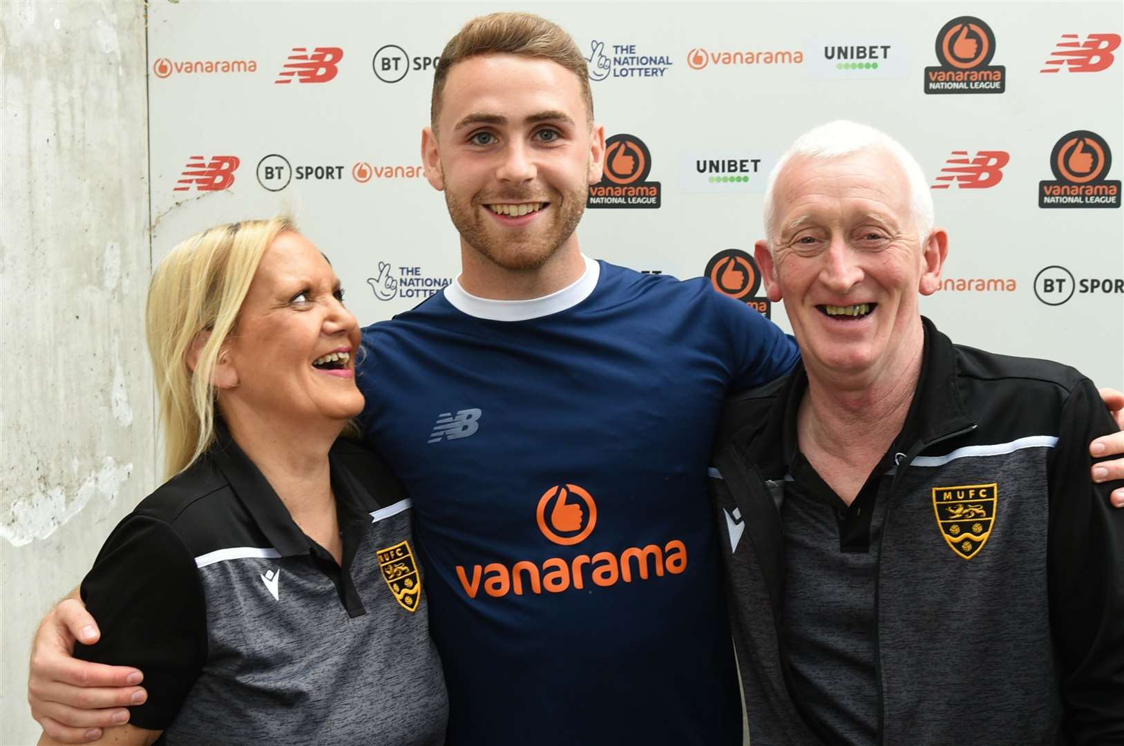 George Fowler with Rose Kelsey and Iain Southgate, his Maidstone mum and dad Picture: Steve Terrell