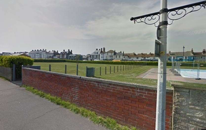 Walmer Putting Green beside Walmer Padding Pool. Picture Google Maps