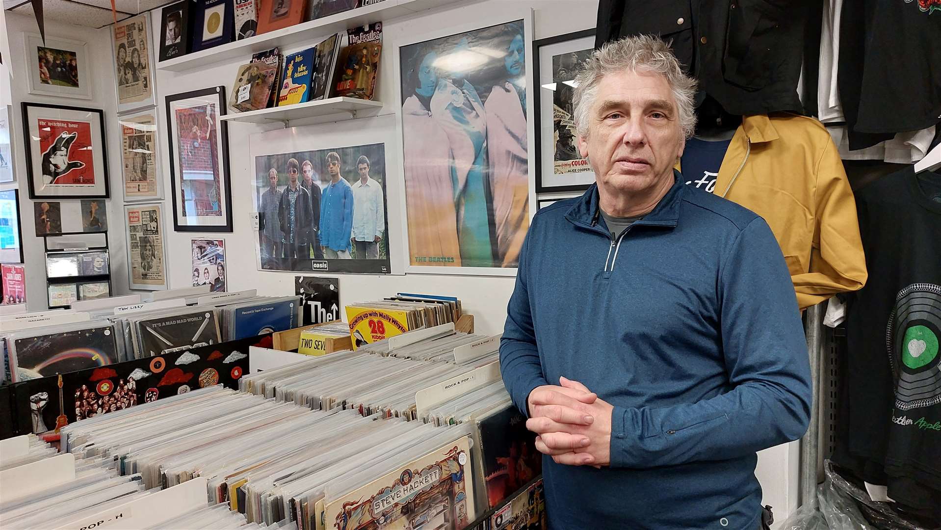 Vince Monticelli, owner of The Record Store in Park Mall