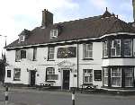 An incident trailer has been set up opposite the Five Bells public house