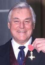 Edwin Boorman with his OBE. Picture courtesy Sean Dempsey, PA