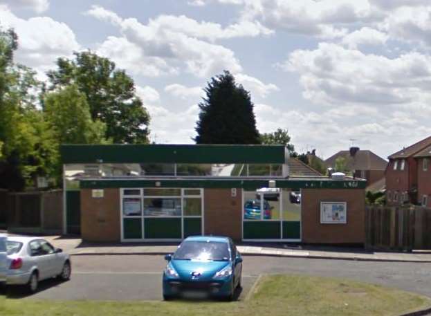 The alleged attack happened outside Minster Library. Picture: Google.
