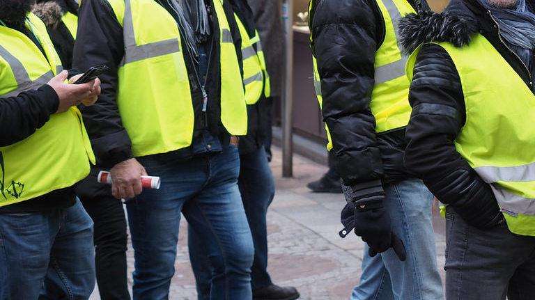 Six people were arrested at the 'yellow vest' march. Stock picture