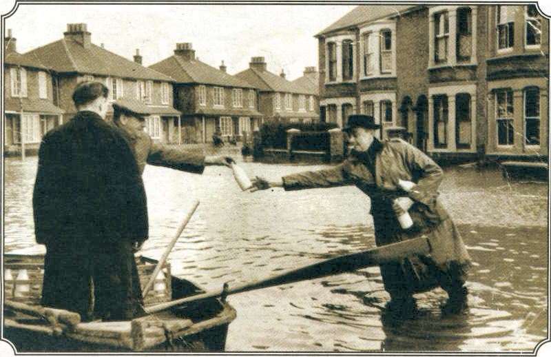 Milk was delivered by rowing boat