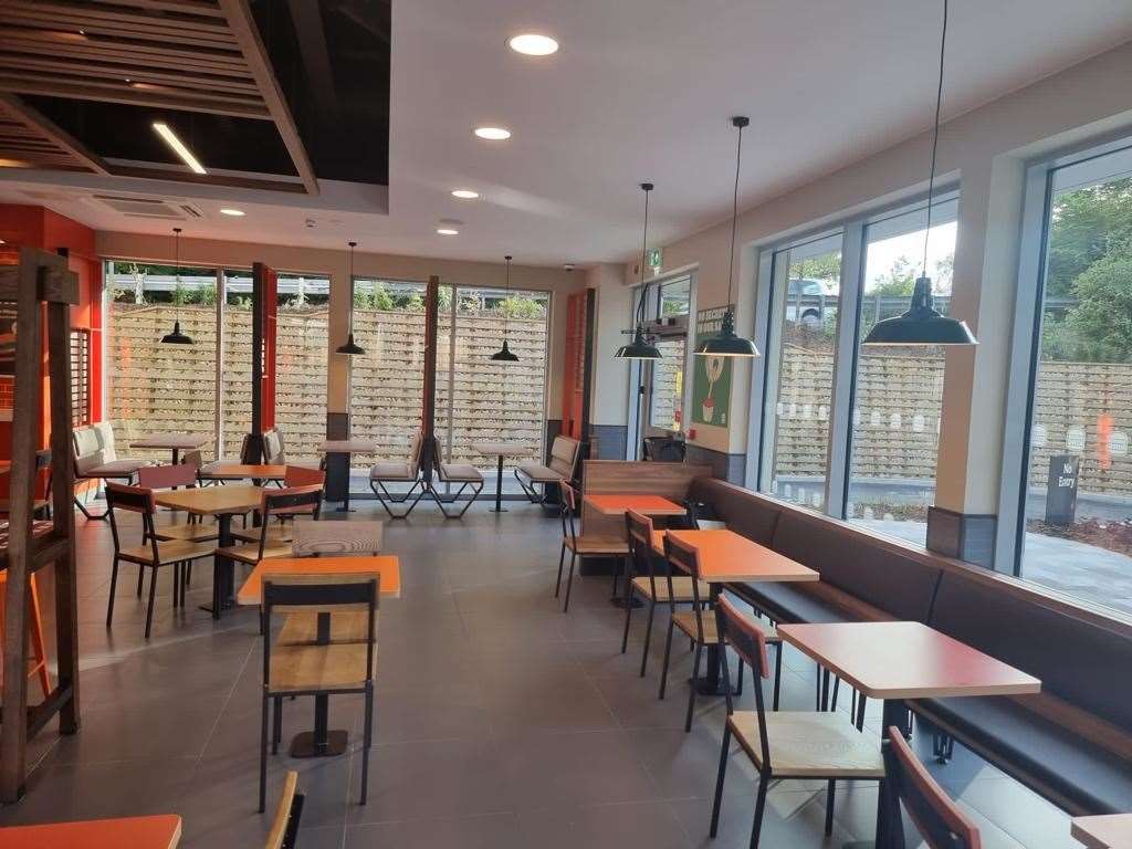 Inside the new branch Picture: Burger King