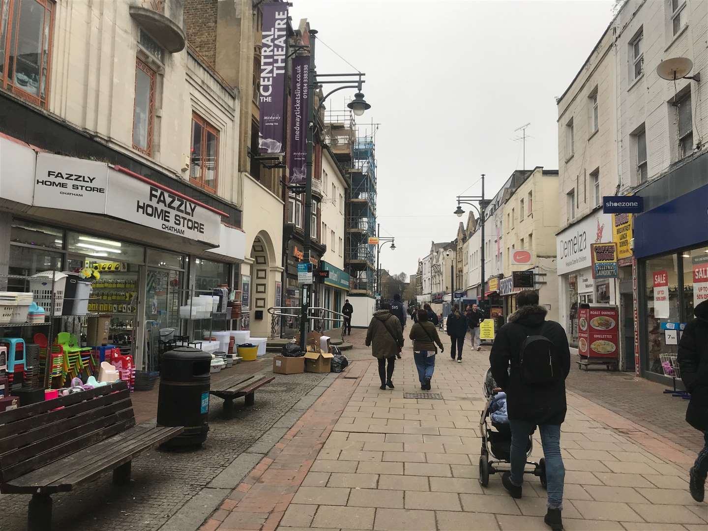 Chatham High Street, January 24 2022