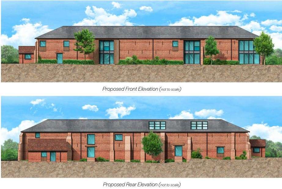 The proposed look of Frognal Farm Barn in Teynham, Sittingbourne should work be approved. Picture: Swale council