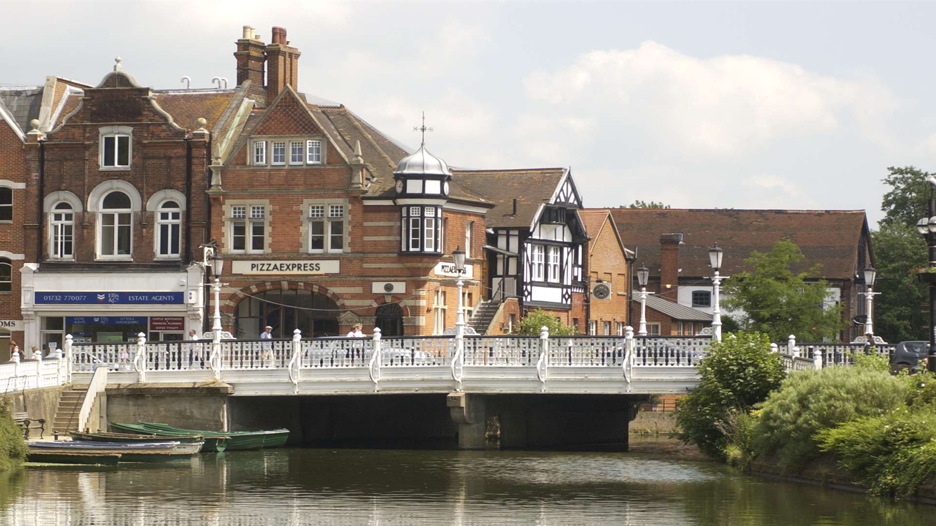 The river just off Tonbridge High Street