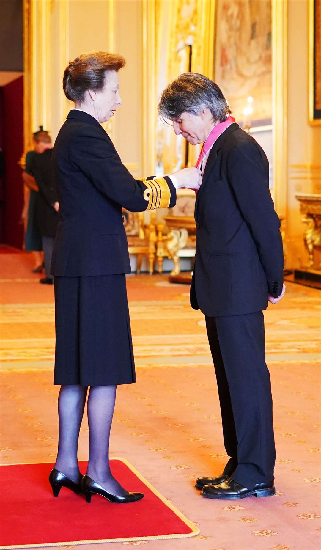 Anthony Browne is made a CBE by the Princess Royal (Jonathan Brady/PA)