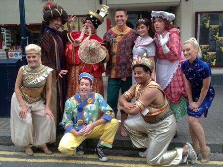 Panto stars in Maidstone