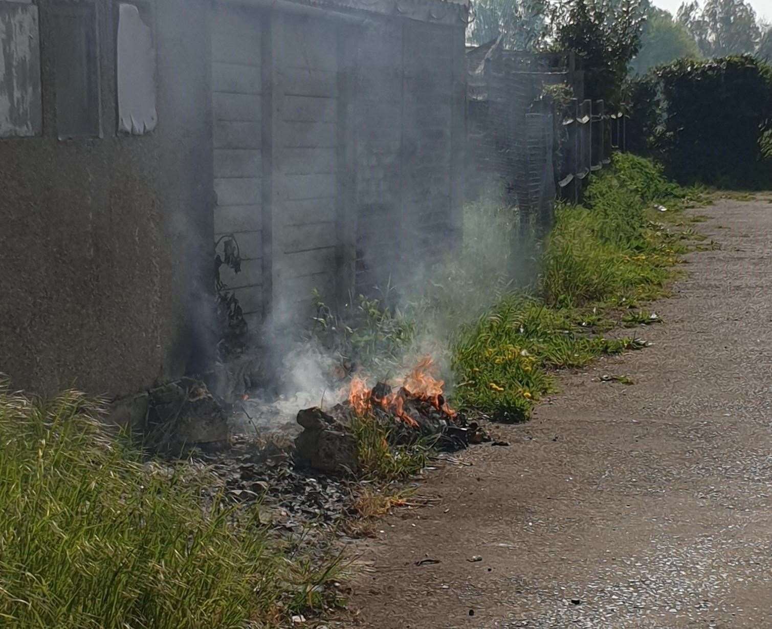 Damage alleged to have been caused by members of Aylesford Village Club (17331162)