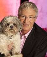 Paul O'Grady - with a slightly cuddlier creature