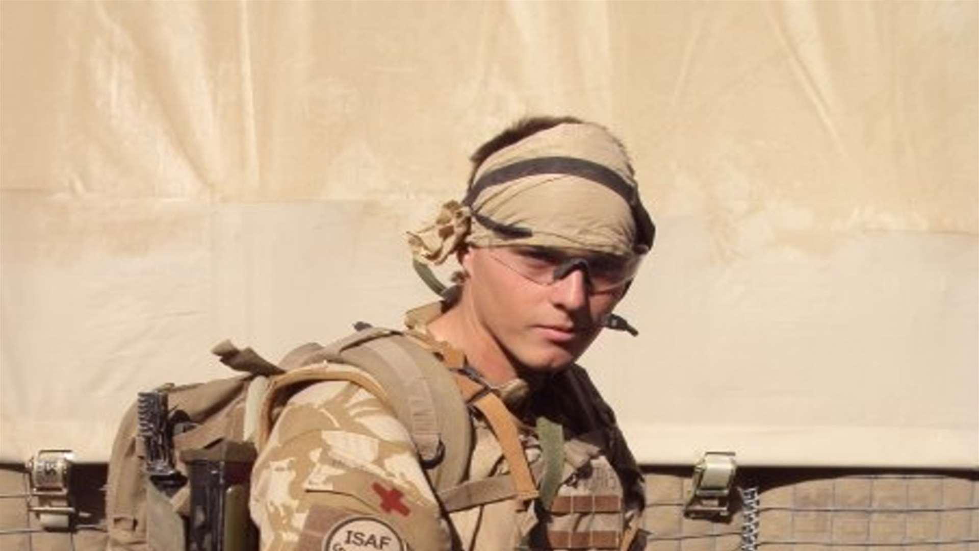 Daniel Holkham serving with 3rd Battalion the Rifles in Afghanistan.