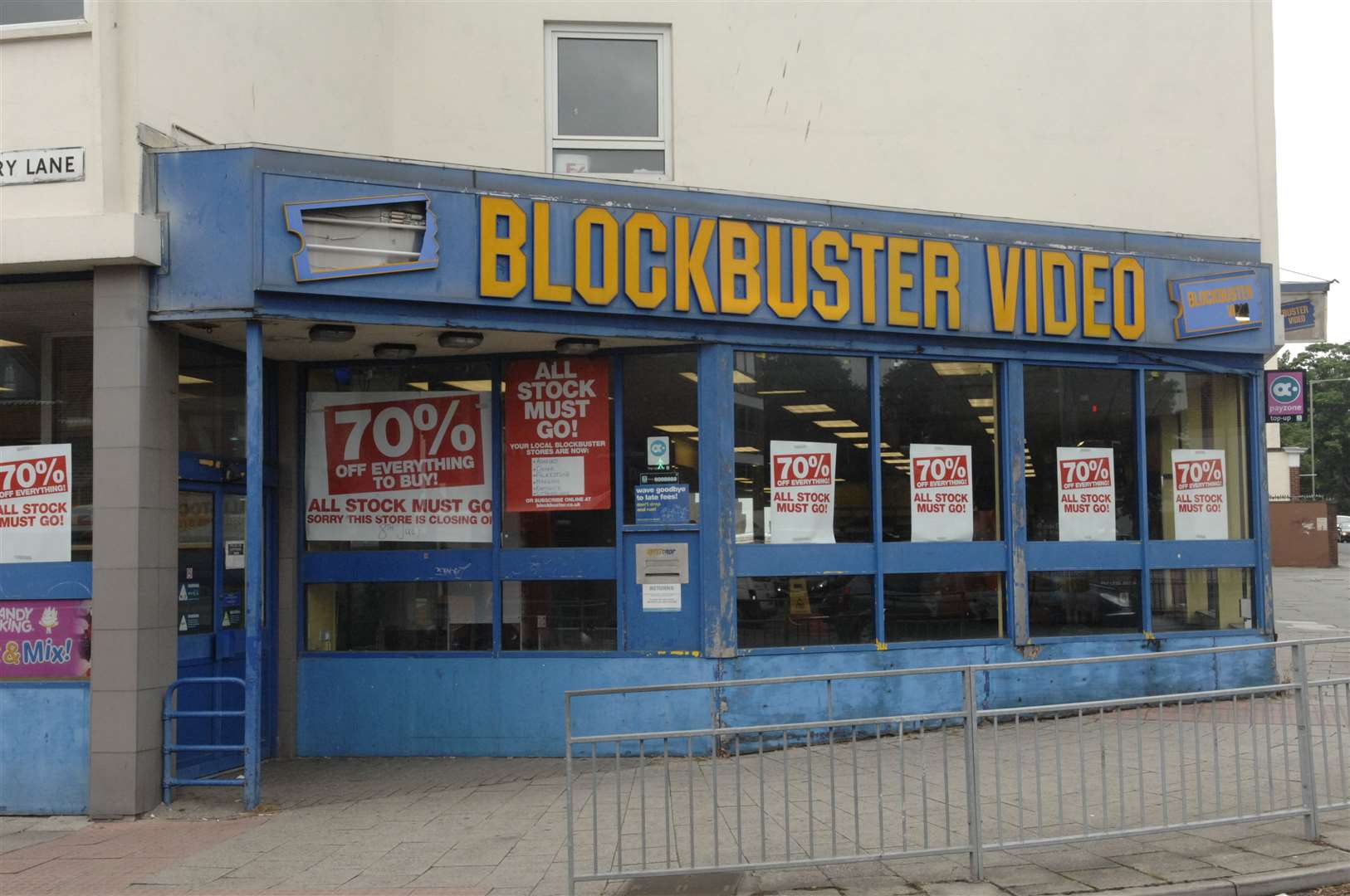 The old Blockbuster store in Canterbury - long since demolished and replaced with a Premier Inn Picture: Chris Davey