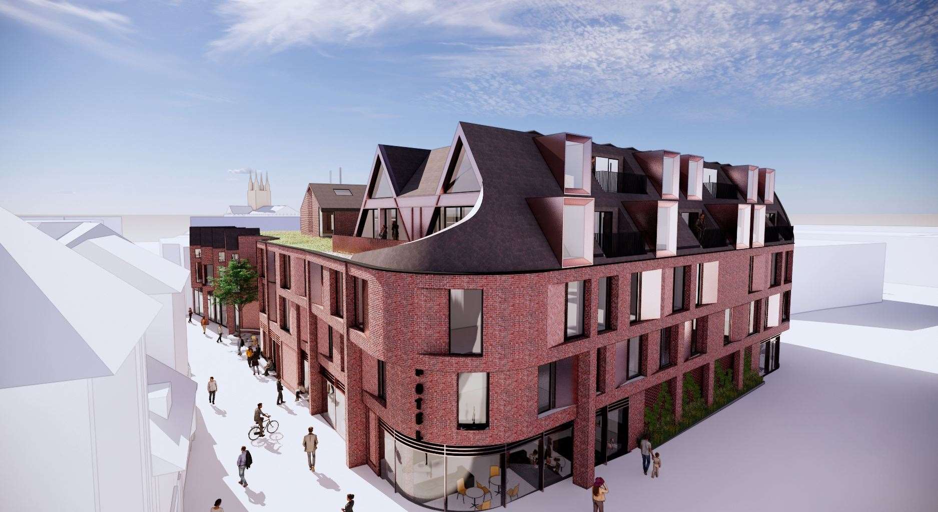 How the New Rents hotel in Ashford is set to look. Picture: Hollaway