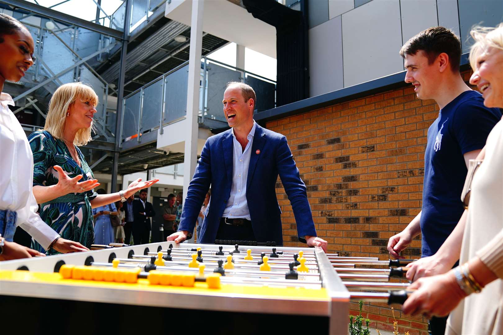 The Prince of Wales during the opening of Centrepoint’s Reuben House in London (Victoria Jones/PA)