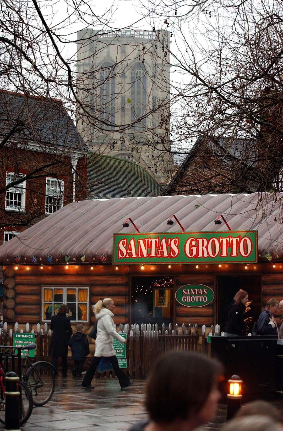 Santa’s Grottos can open if they are in a venue that is allowed to open under the new tiers (John Giles/PA)