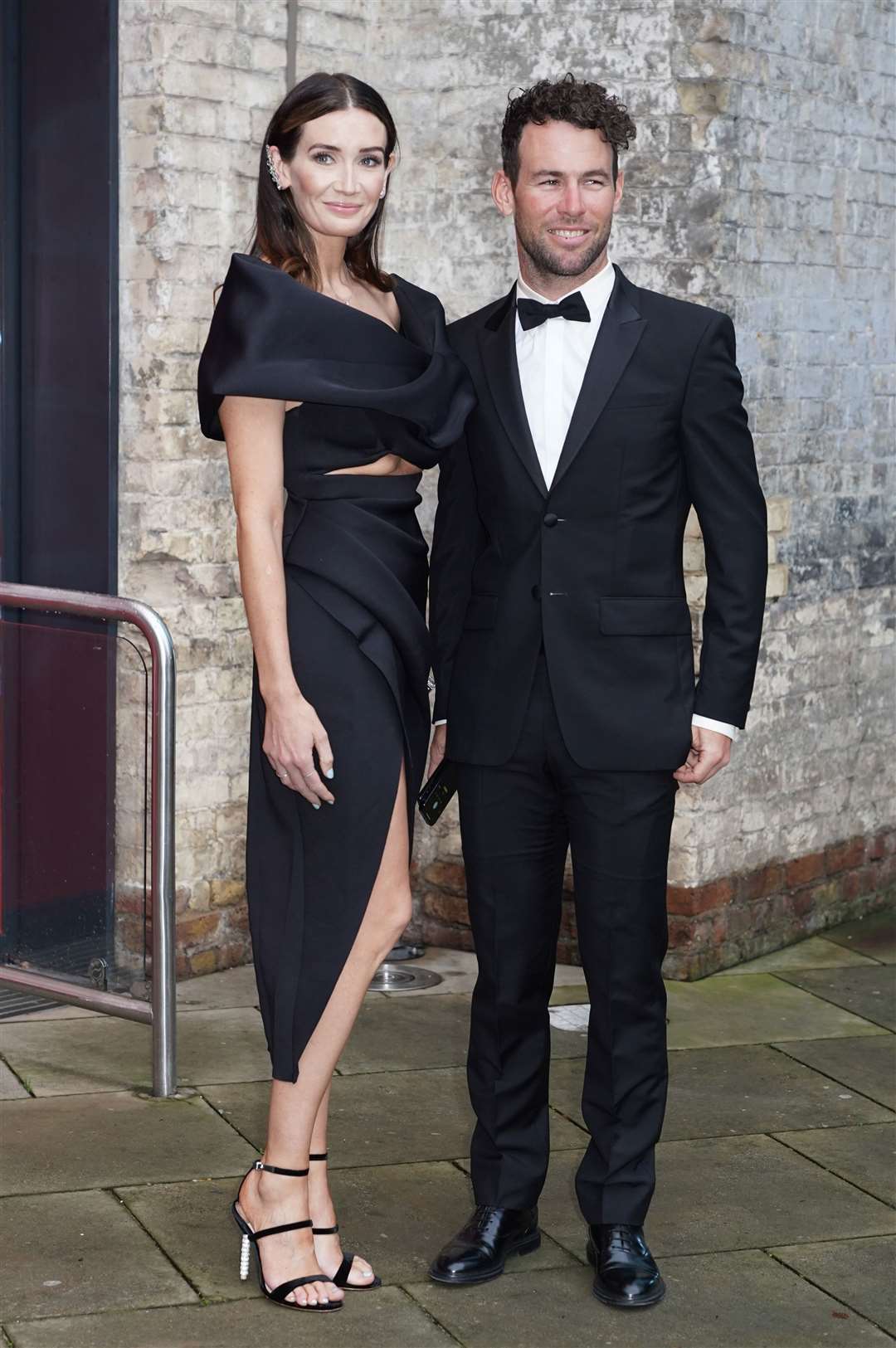 Mark Cavendish and his wife Peta (Yui Mok/PA)