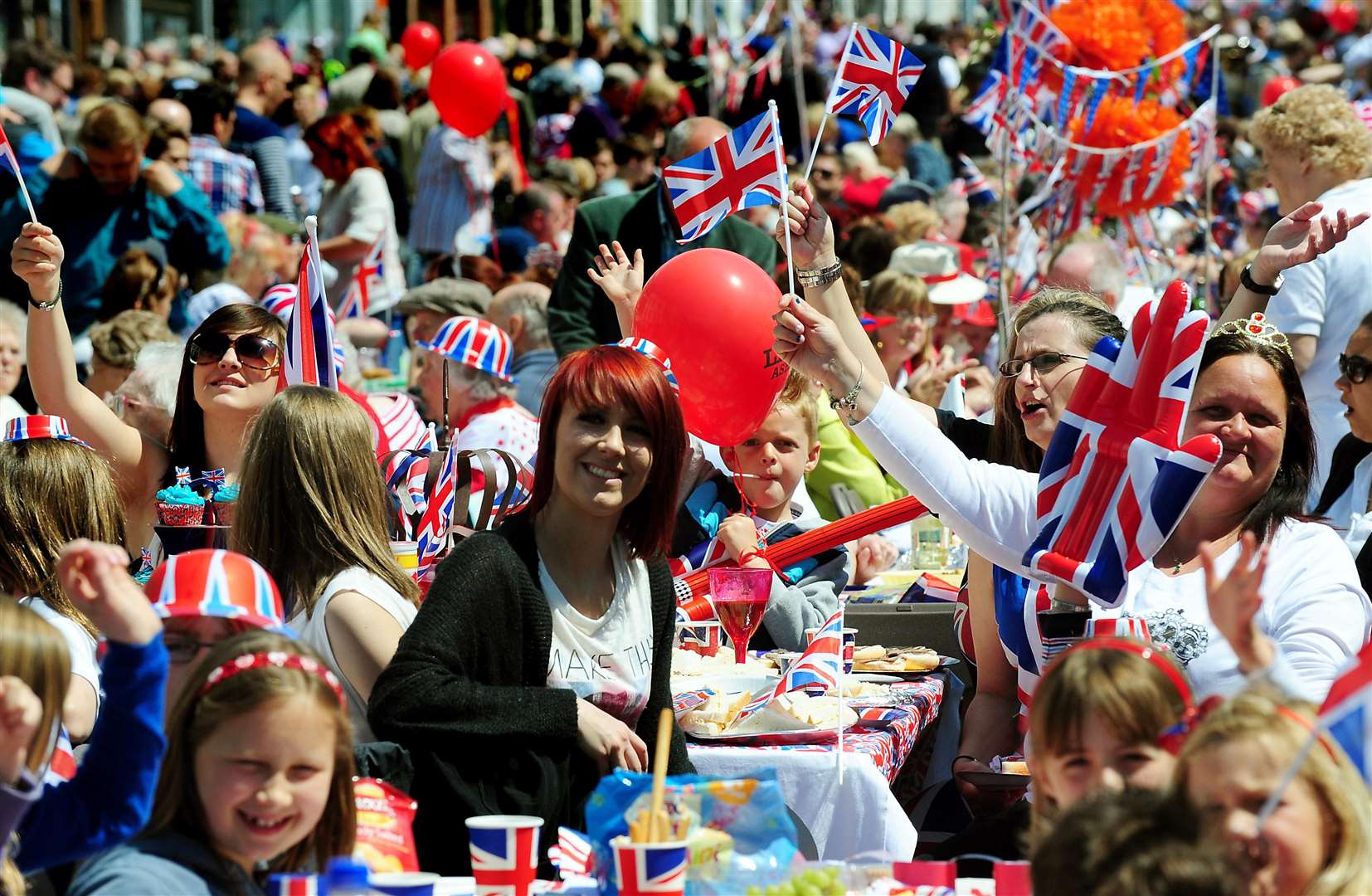 A street party to commemorate the Queen’s Diamond Jubilee in 2012 (Rui Vieira/PA)