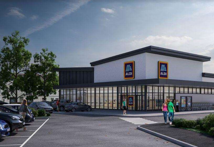 Aldi reveals first images of proposed new store in Deal