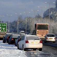 Cars on Blue Bell Hill