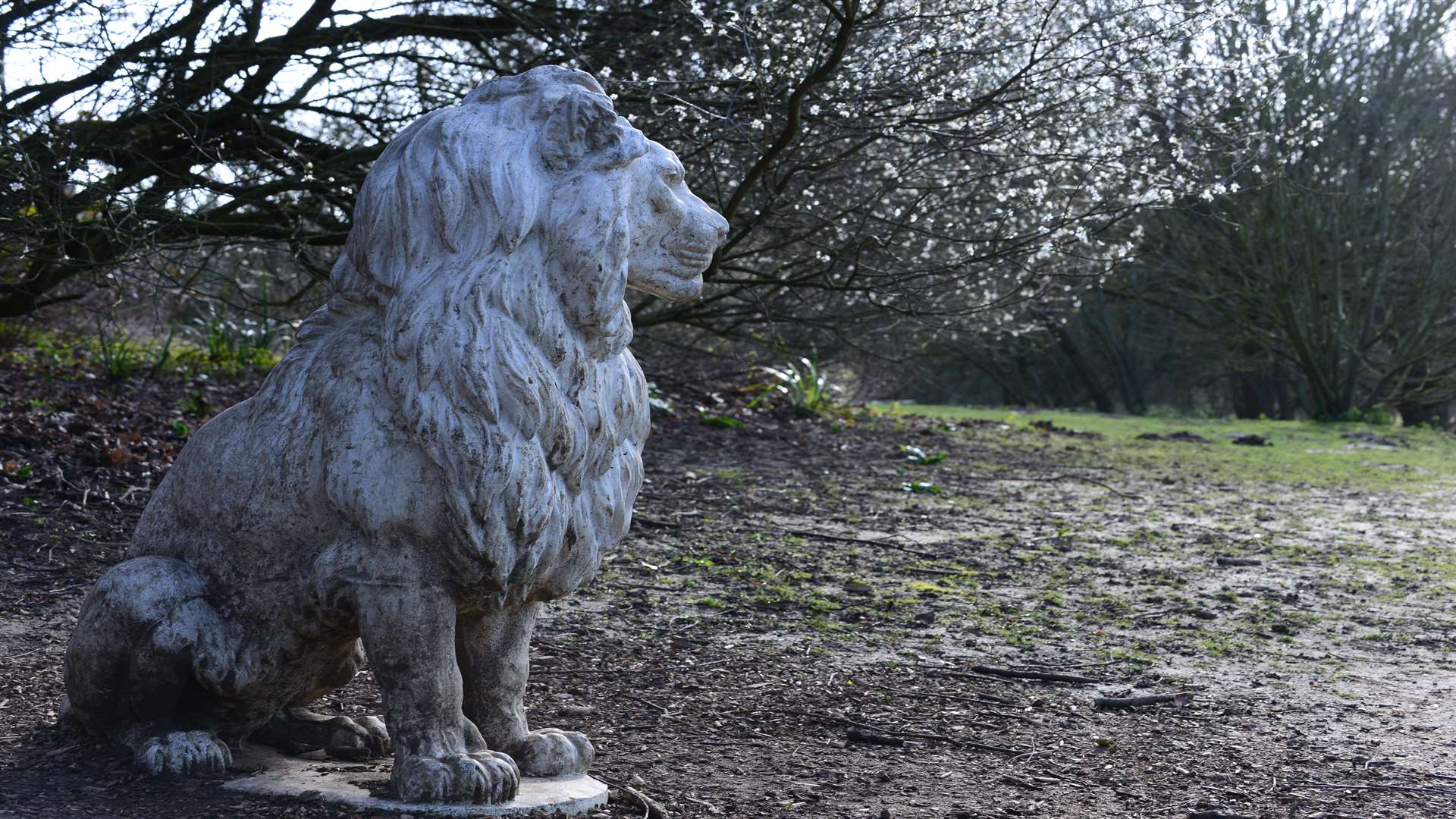 Reminders of the site's history are scattered throughout the park