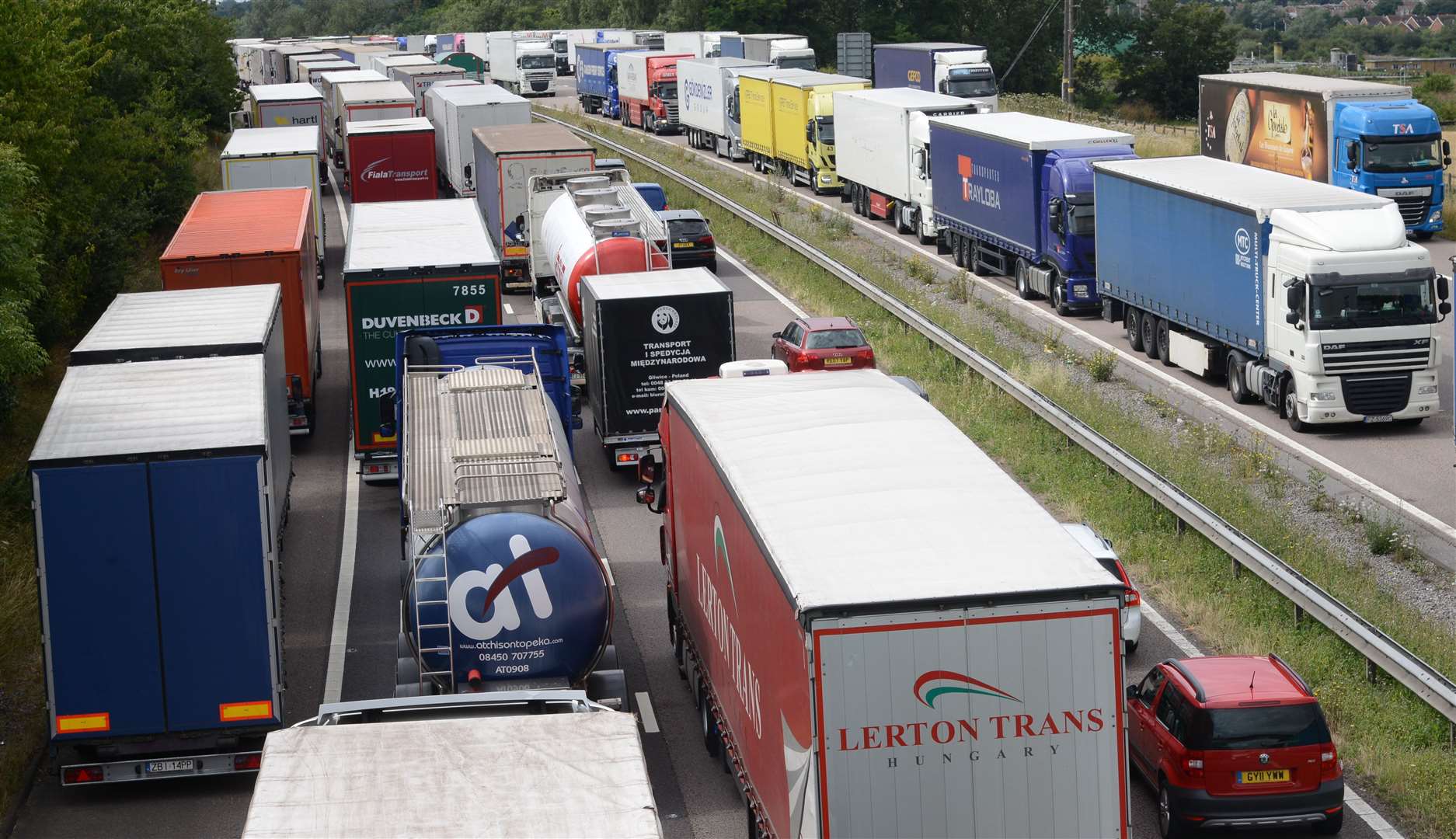 The government is hoping to find a solution to Operation Stack - but is yet to find a site for a permanent lorry park
