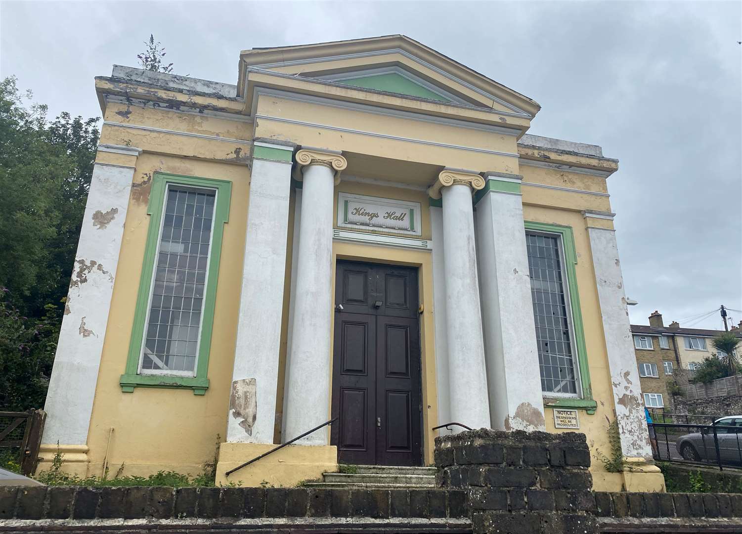 Kings Hall in London Road, Dover, is Grade II-listed