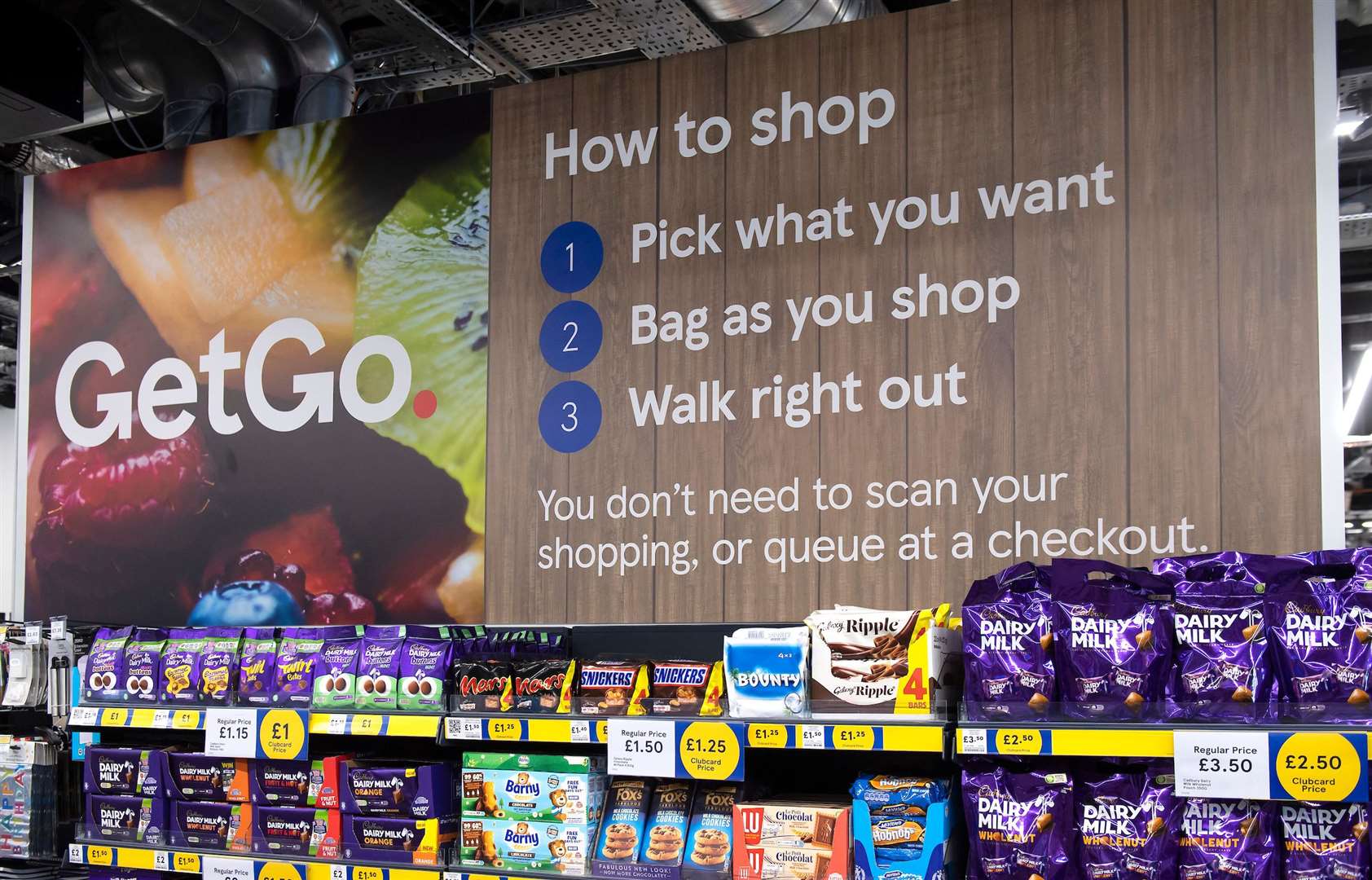 Tesco first trialled its “frictionless” technology in 2019 (Ben Stevens/Parsons Media/PA)