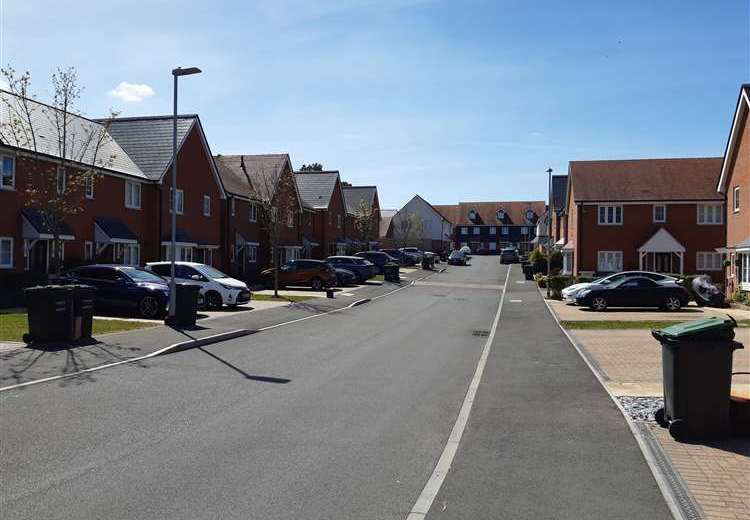 Sun Marsh Way, Gravesend where the officer was stabbed by Kuran Gill