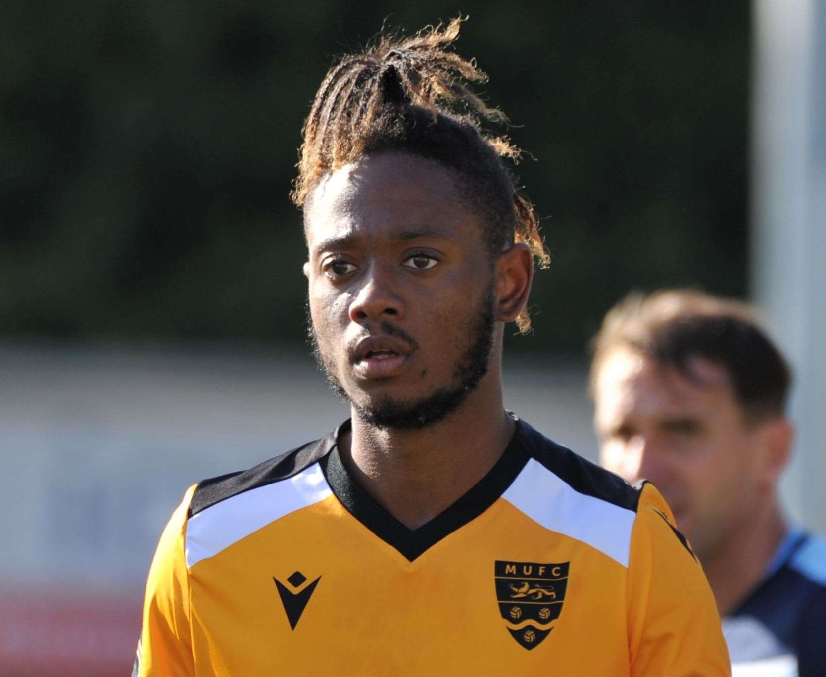 Maidstone midfielder Iffy Allen Picture: Steve Terrell