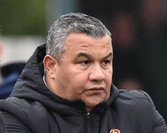 Maidstone United manager Hakan Hayrettin. Picture: Steve Terrell