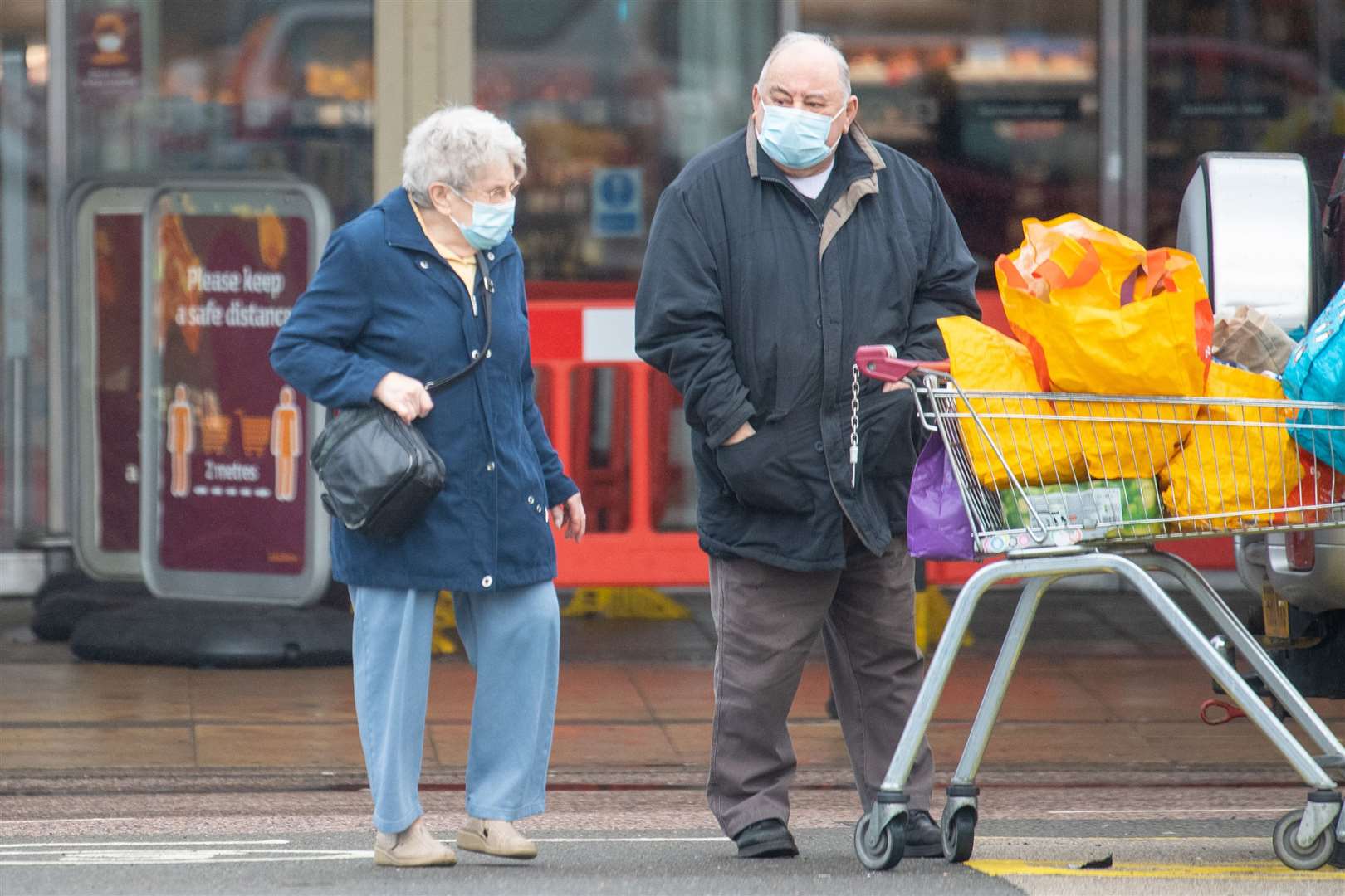 Face masks became mandatory in shops on July 24 (Dominic Lipinski/PA)