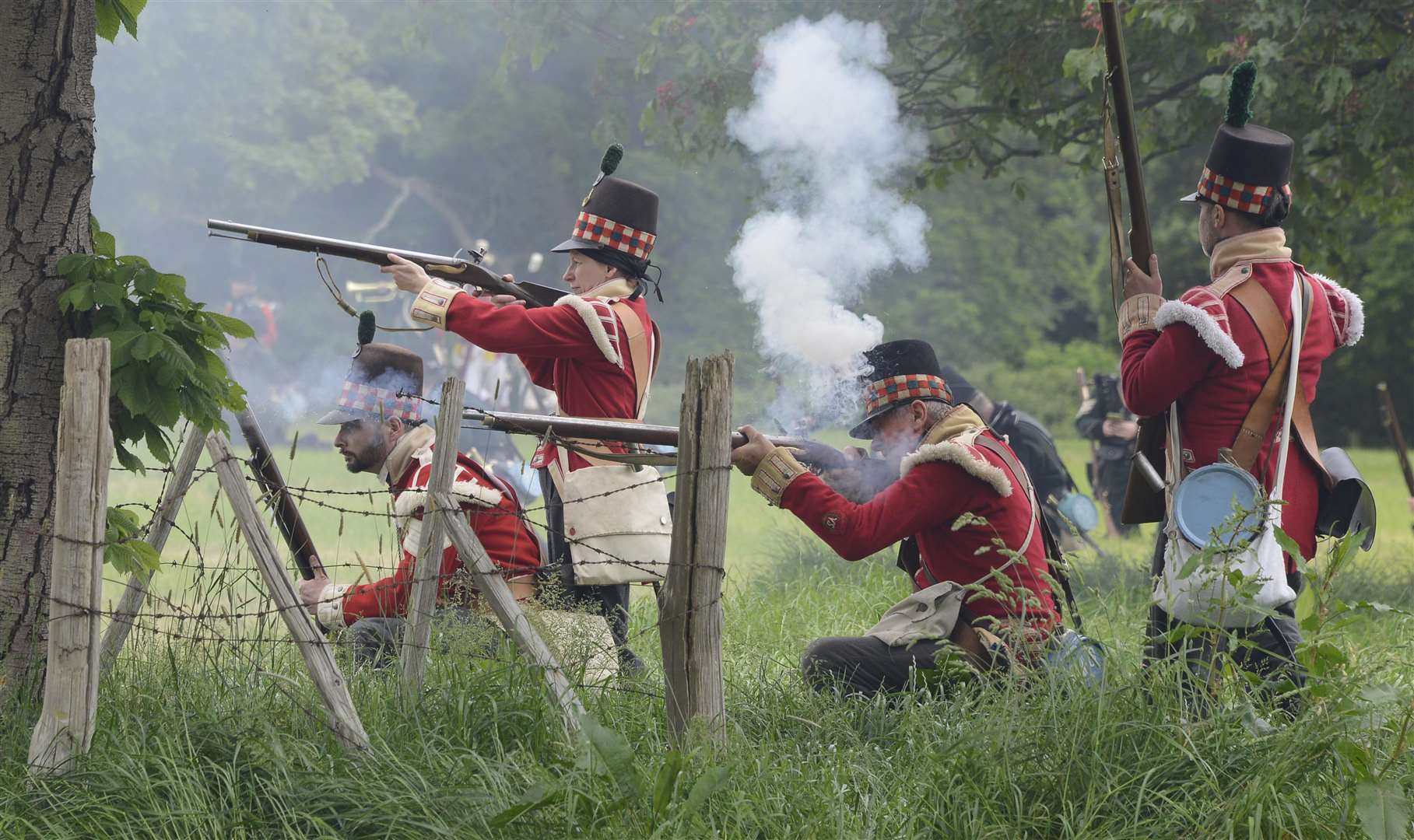 Rolvenden Hole Park Napoleonic re-enactment. Picture: Paul Amos