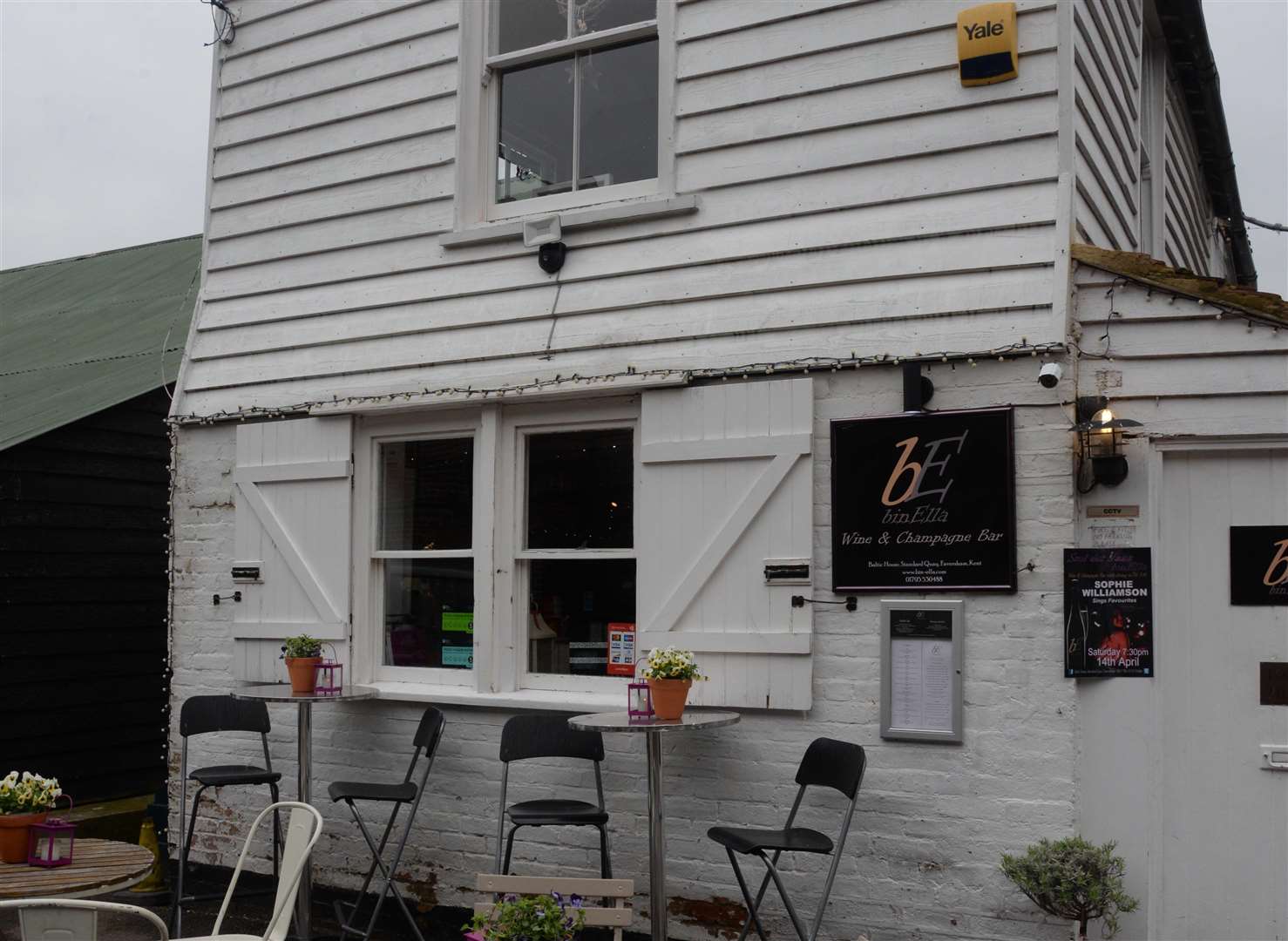 The Binella wine bar and restaraunt on Standard Quay, Faverham. Picture: Chris Davey. (5216555)