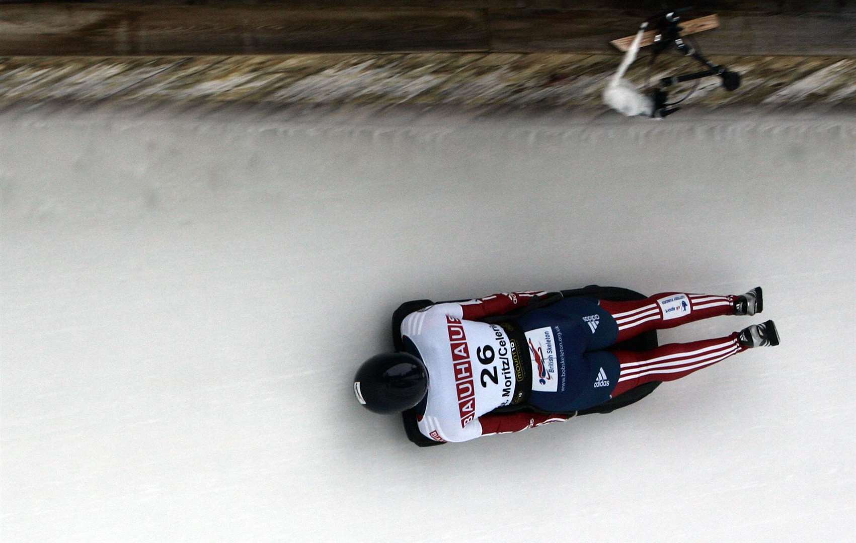 Former Maidstone schoolgirl Lizzy Yarnold in skeleton action