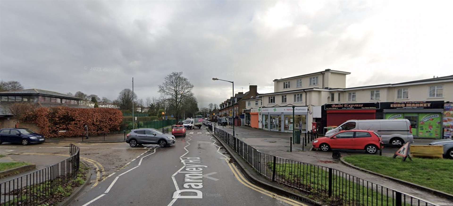 The attack took place inside a shop in Darnley Road, Strood. Picture: Google Maps