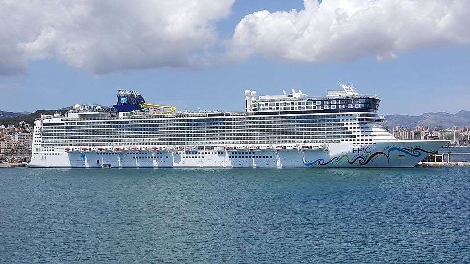 A 63-year-old woman fell from the cruise liner on Saturday (12069704)