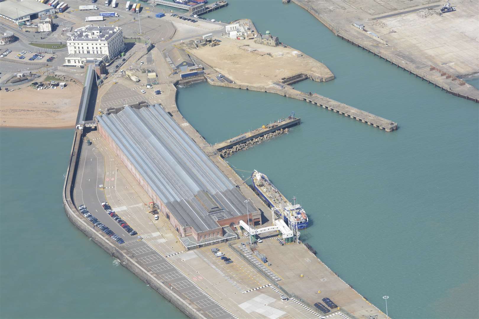 Dover's Admirality Pier. Picture: Simon Burchett