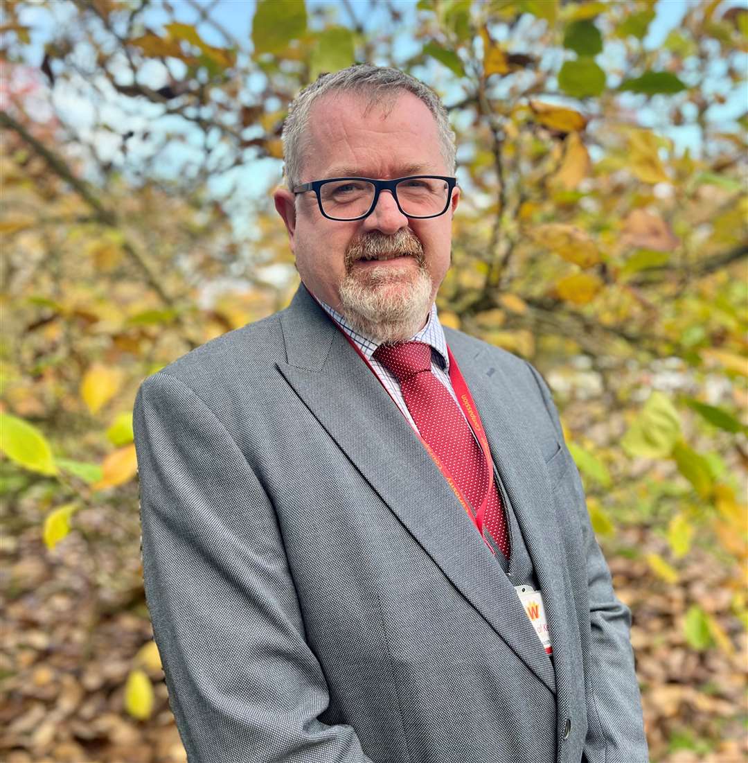 Weald of Kent Grammar School headmaster Richard Booth