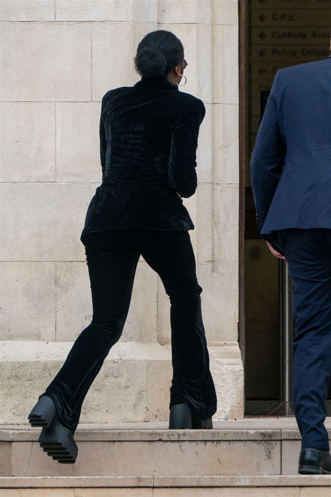 Rapper Lady Leshurr, whose real name is Melesha O’Garro, arrives at Snaresbrook Crown Court in east London (Aaron Chown/PA)