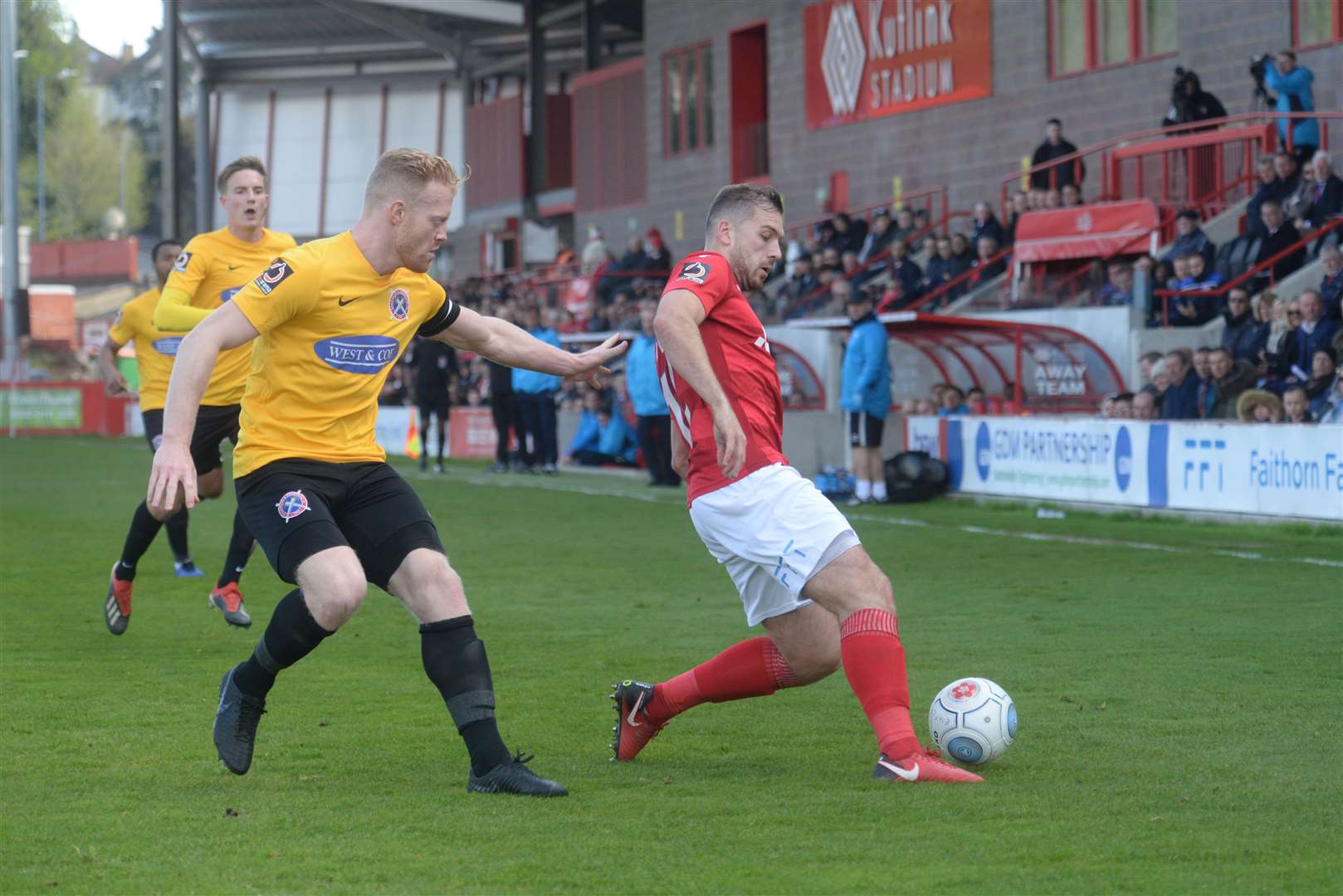 Ebbsfleet play Dagenham & Redbridge in the National League at Stonebridge Road on Saturday. Picture: Chris Davey... (8539660)