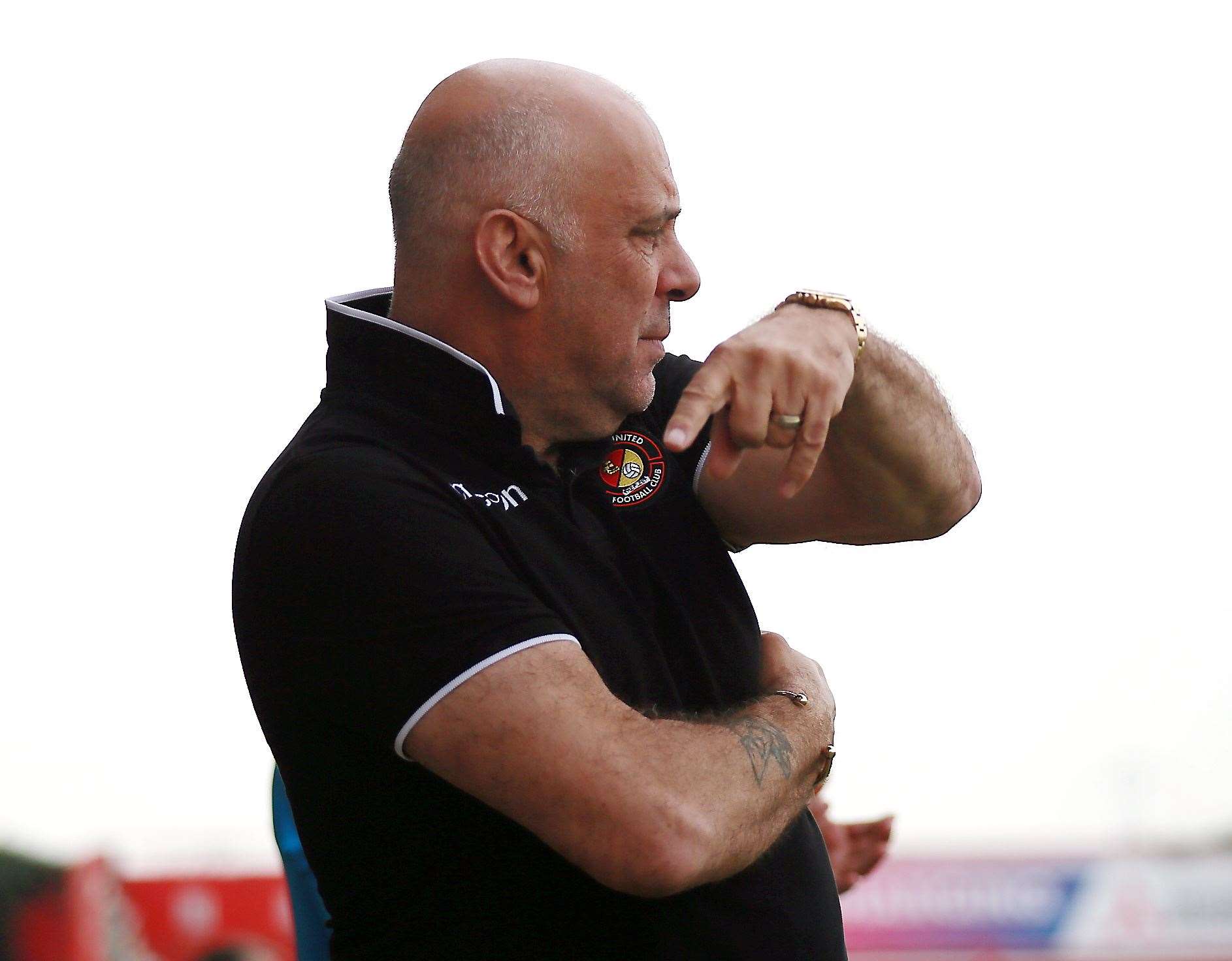 Ebbsfleet manager Garry Hill Picture: Phil Lee